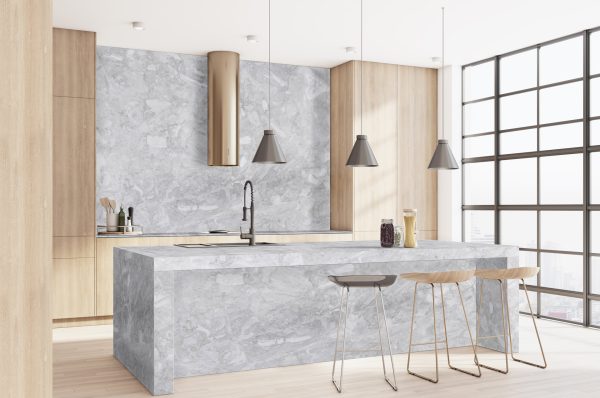 marble kitchen island