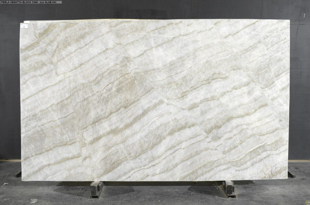 perla venata quartzite slab