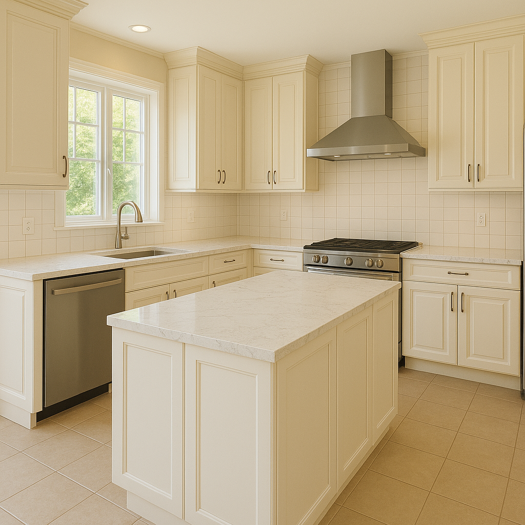 quartz kitchen countertop