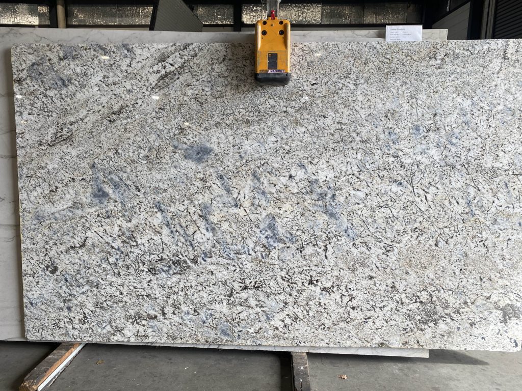 blue flower granite