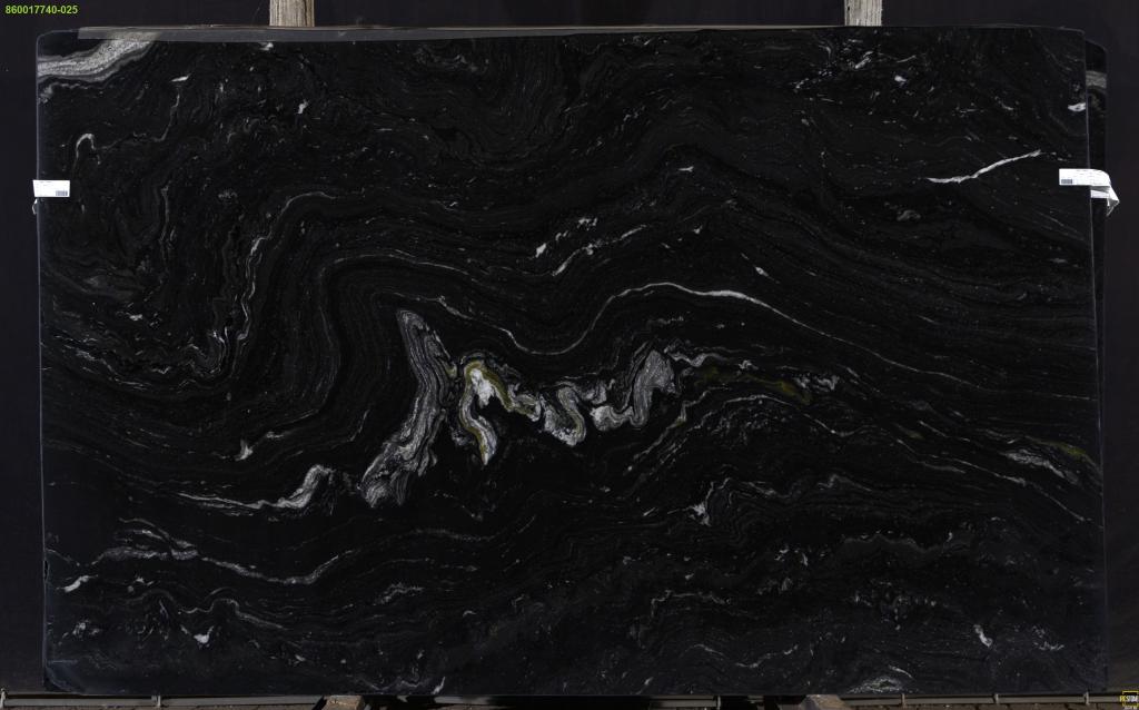 black granite countertop