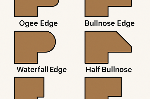 types of countertop edge profiles