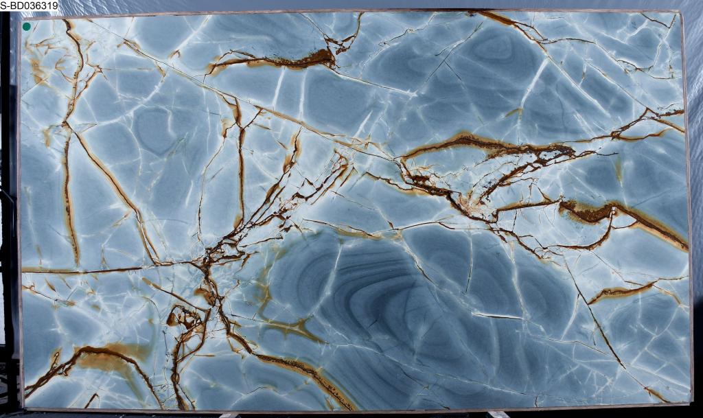 blue natural stone countertop