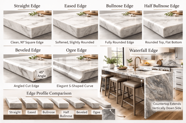 countertop edge profiles