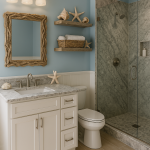 granite bathroom vanity