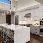hide seam from waterfall kitchen island